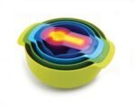 Joseph Joseph Nest 9 Piece Space-Saving Food Prep Set