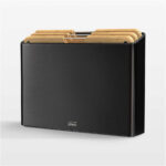 Joseph Joseph Folio Steel Bamboo 3pc Chopping Board Set - Black