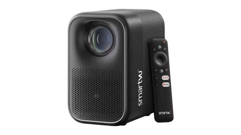 SmartVU Freeview Projector w Google TV Netflix Prime Video YouTube