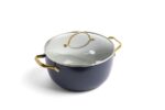 Greenpan Padova Navy Blue Pfas Free Covered Casserole 24Cm/4.7L