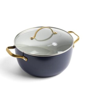 Greenpan Padova Navy Blue Pfas Free Covered Casserole 24Cm/4.7L