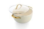 Greenpan Padova Pfas Free Casserole 24Cm/4.71L Cream