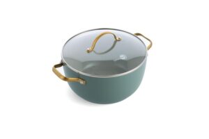 Greenpan Padova Smokey Blue Pfas Free Covered Casserole 24Cm/4.7L