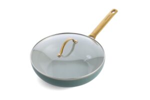 Greenpan Padova Smokey Blue Pfas Free Covered Wok 28Cm/3.7L