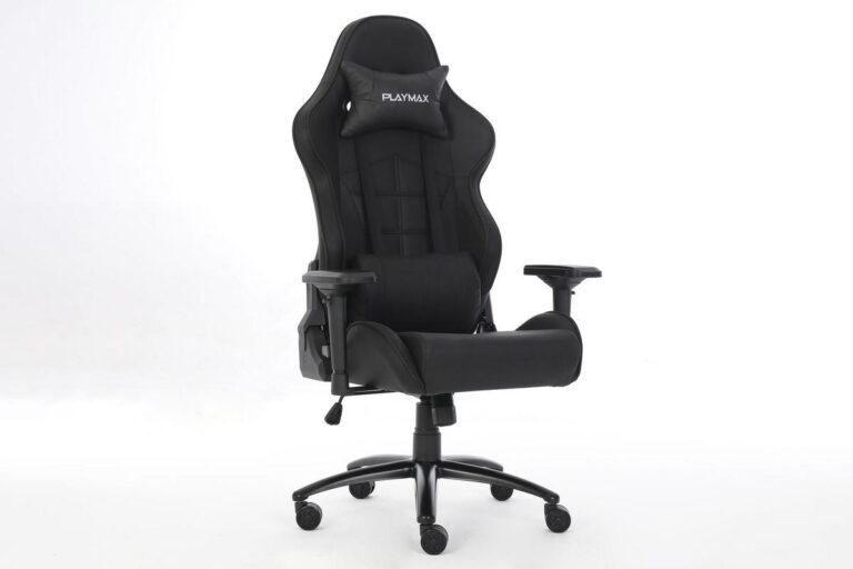 Playmax Fabric Gaming Chair - Black