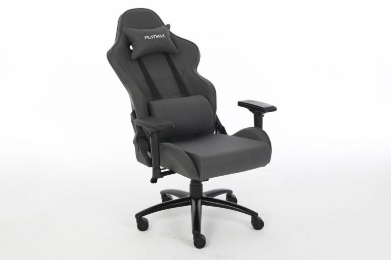 Playmax Fabric Gaming Chair - Grey