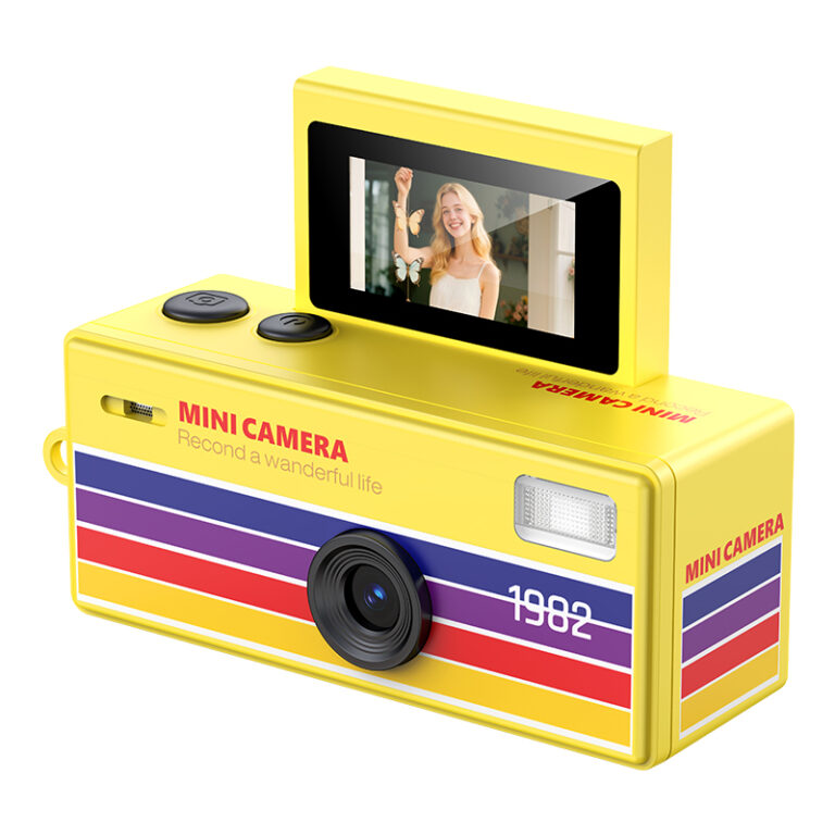 Retro Full HD Vintage Mini Digital Camera Yellow