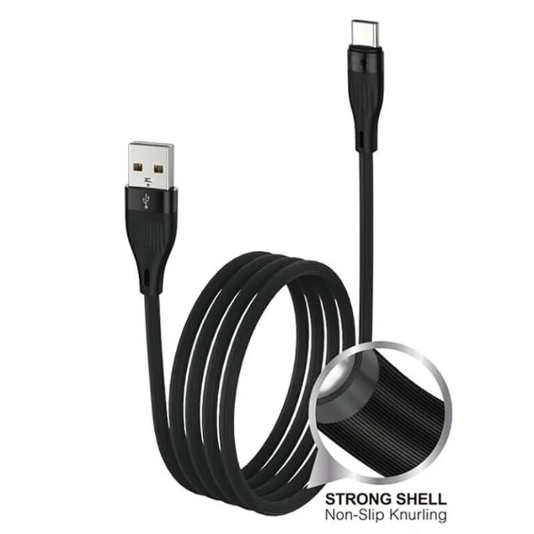 Urban Spec 1m Apple Lightning Charge n Sync Cable Black