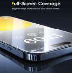 Baseus Crystalline Series Anti-Glare Full-Coverage HD Tempered Glass Screen Protector for IPhone 15