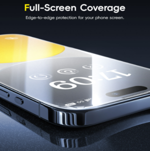 Baseus Crystalline Series Anti-Glare Full-Coverage HD Tempered Glass Screen Protector for IPhone 15