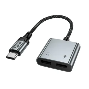 Hoco 2 in 1 USB-C to 2x USB-C Adaptor