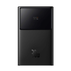 Baseus Star-Lord 10000mAh 30W Fast Charge Power Bank Digital Display USB-C Cable Black