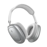 Hoco Noise Cancelling Headphones with Easy Control Knob, Silver
