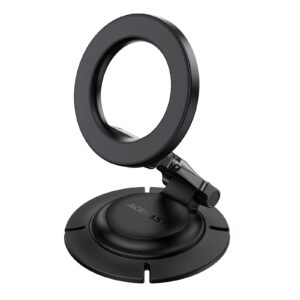 Acefast 15W Magnetic Wireless Car Charger with Foldable 3-Axis Dashboard and Phone Mount