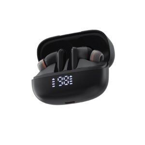 Acefast Earbuds with LED Display, IPX4 Waterproof Black
