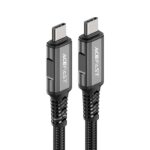 Acefast 240W Super Fast USB-C to USB-C Cable w/ 4K HDMI Video & Audio, 40GB PS, USB 4.0 Black