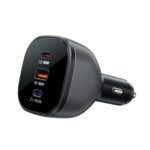 Acefast 165W High Power 3-Port Car Charger PD3 USB-C USB-A