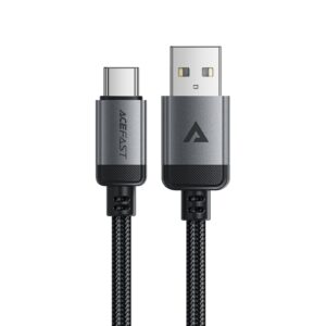 Acefast Braided Metallic Fast Charge Cable USB-A to USB-C