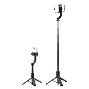 Acefast 1.05m Selfie Stick with Drop-to-Open Tripod with Bluetooth Remote
