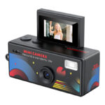 Retro HD 12MP Vintage Mini Digital Camera Black