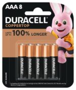 Duracell Coppertop AAA Alkaline Battery 8pk