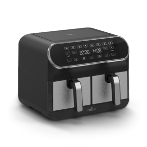 Mila EasyChef Dual 8L Dual Basket Air Fryer w Touch Control