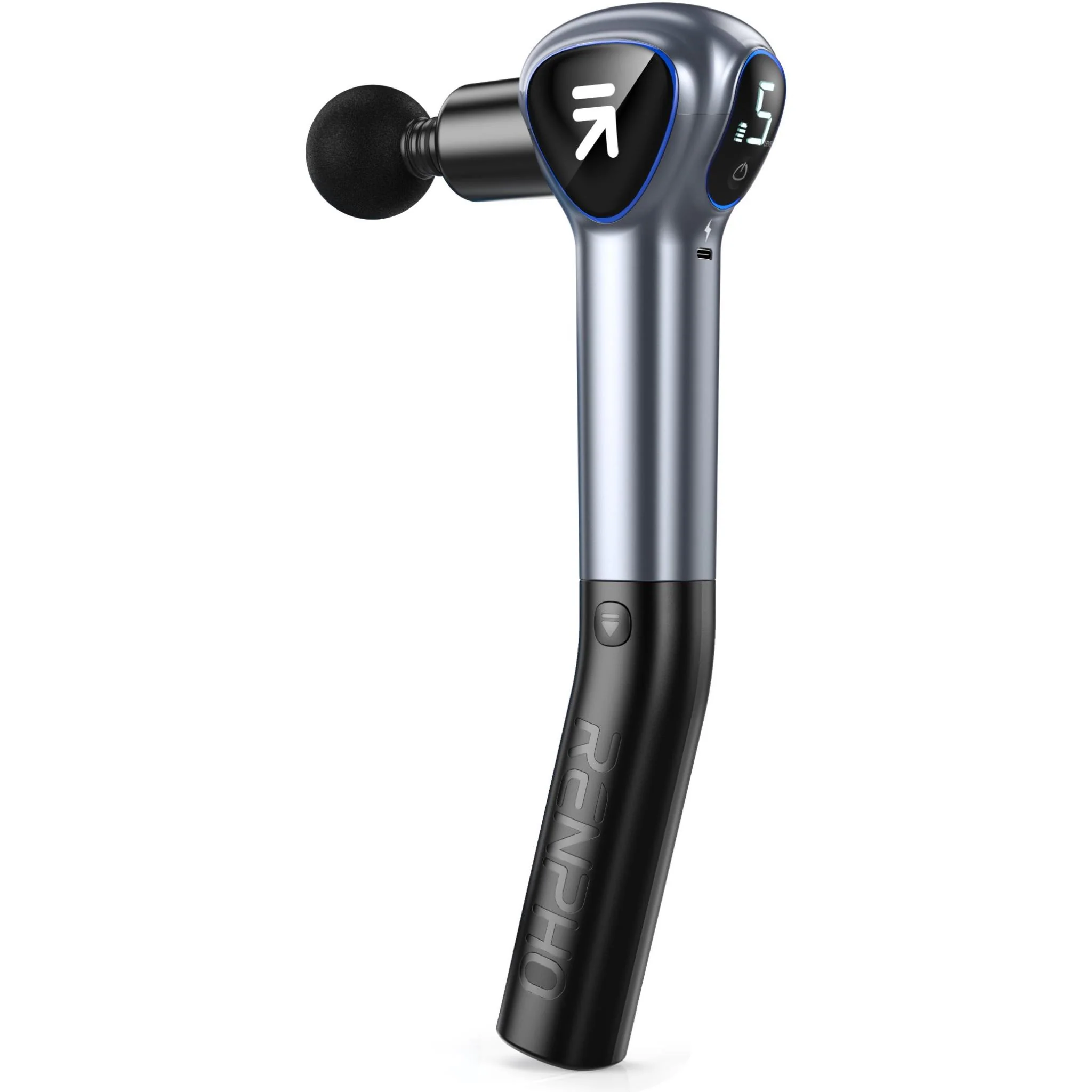 Renpho Reach Professional Massage Gun w Extendable Handle