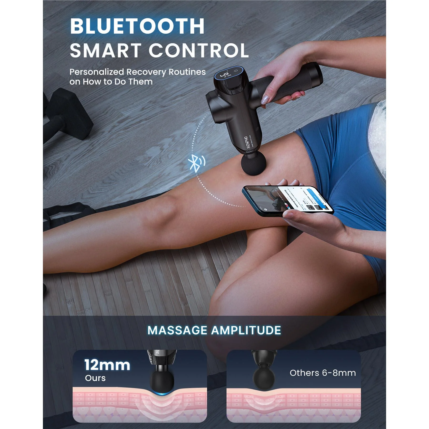 Renpho Power+ Smart Massage Gun