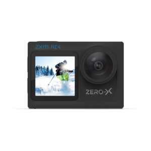 Zero-X AC4 4K UHD Action Camera w Dual Screen WiFi