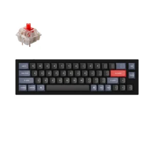 Keychron Q9-C1 40% Layout 52 Key Black Red Switch RGB Hot-Swap Wired Keyboard