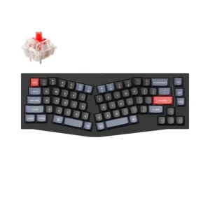 Keychron ANSI 65% Alice Layout 68 Key Black Full Assembled - Red Switch RGB Hot-Swap Gateron G pro Mechanical Wired Keyboard