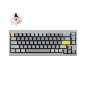 Keychron 65% Layout 68 Key Grey Brown Switch RGB Hot-Swap Wired Keyboard