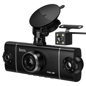 Hoco 4 Way Dash Cam with Wi-Fi & 3 Inch IPS Display