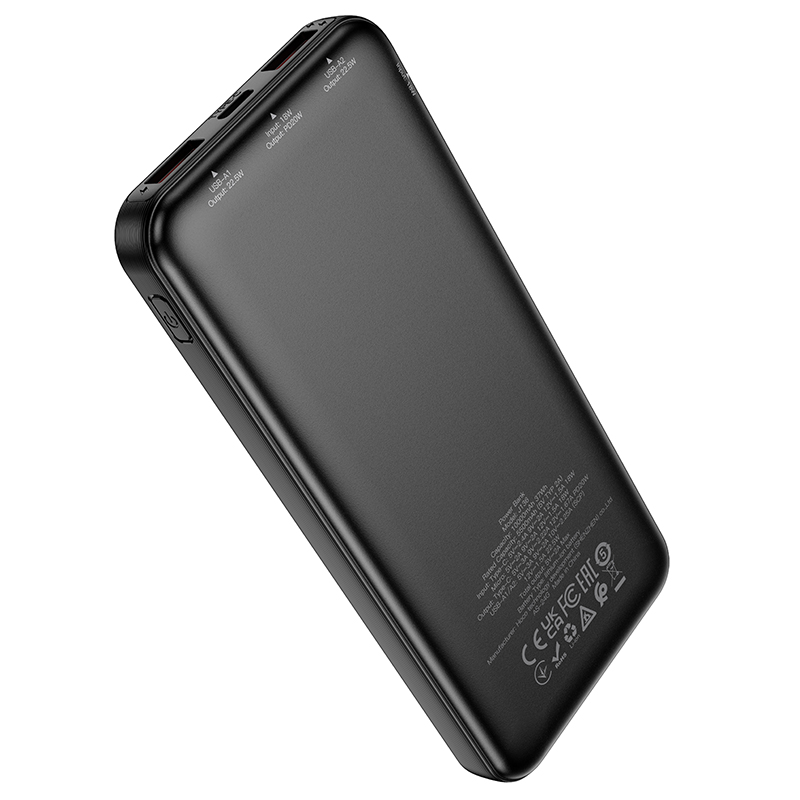 Titan PowerUp 22.5W 10000maH PD QC Power Bank Black