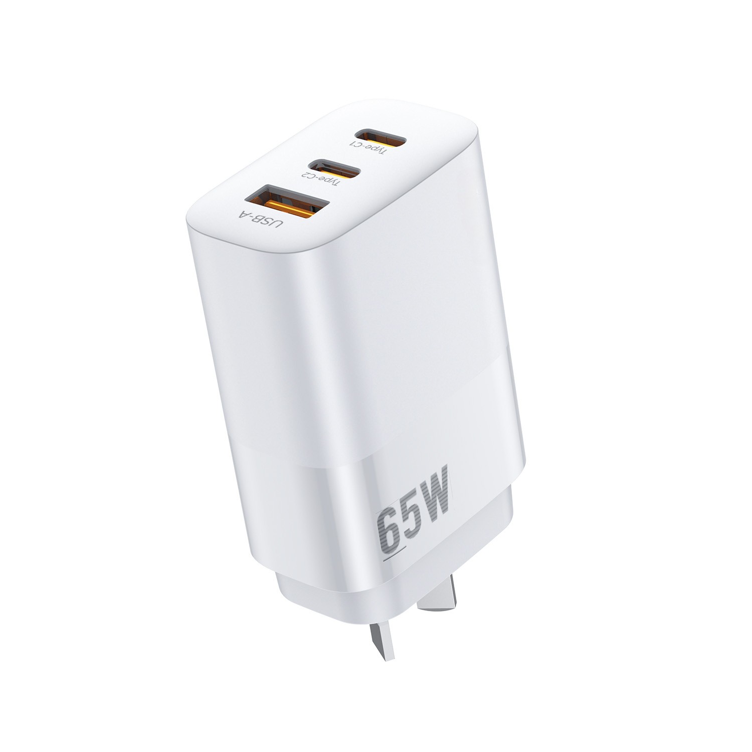 Titan 65W Ultra Fast Charger w 2 USB-C and USB-A