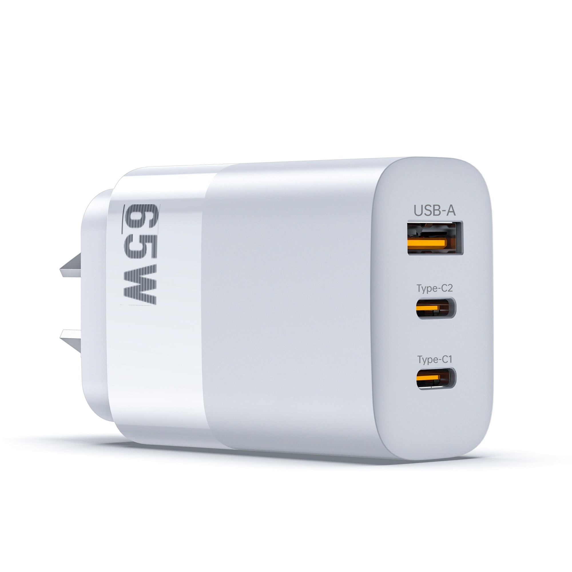 Titan 65W Ultra Fast Charger w 2 USB-C and USB-A