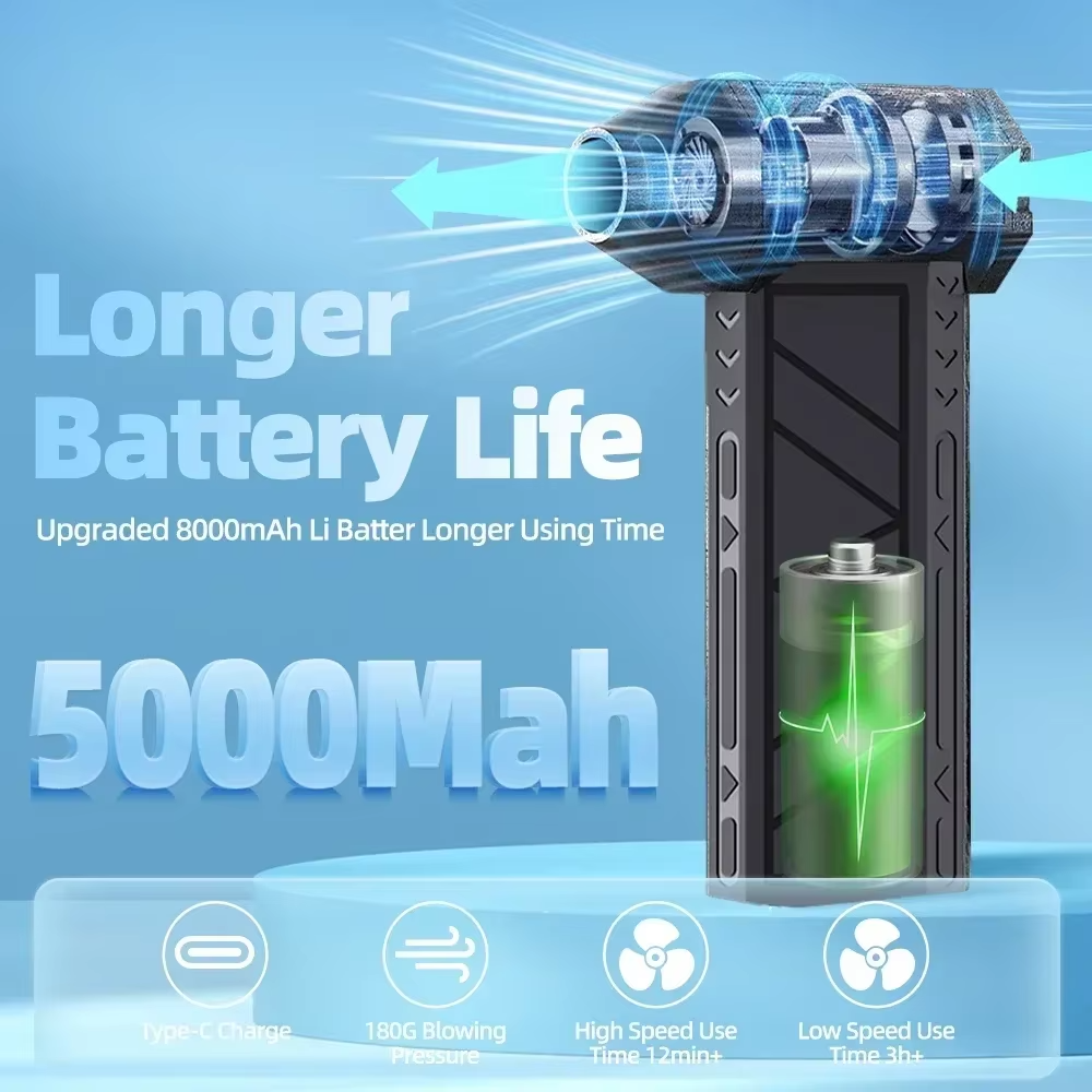 Titan Air Duster 130000rpm Ultra High Speed Turbo Fan Blower