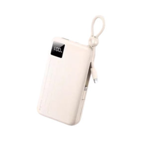 Remax 10000mAh 22.5W Dual Cable Power Bank Beige