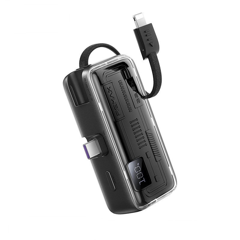Remax 5000mAh 22.5W Compact Power Bank Grey