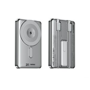 Remax CX-2 10000mAh 20W Magnetic Wireless Power Bank Silver