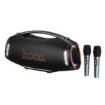 Hoco Max 300W RMS Bluetooth 5.3 Party Speaker with 2 Wireless Microphones