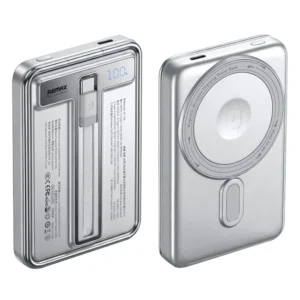 Remax 10000mAh 22.5W Magnetic Wireless Power Bank Silver