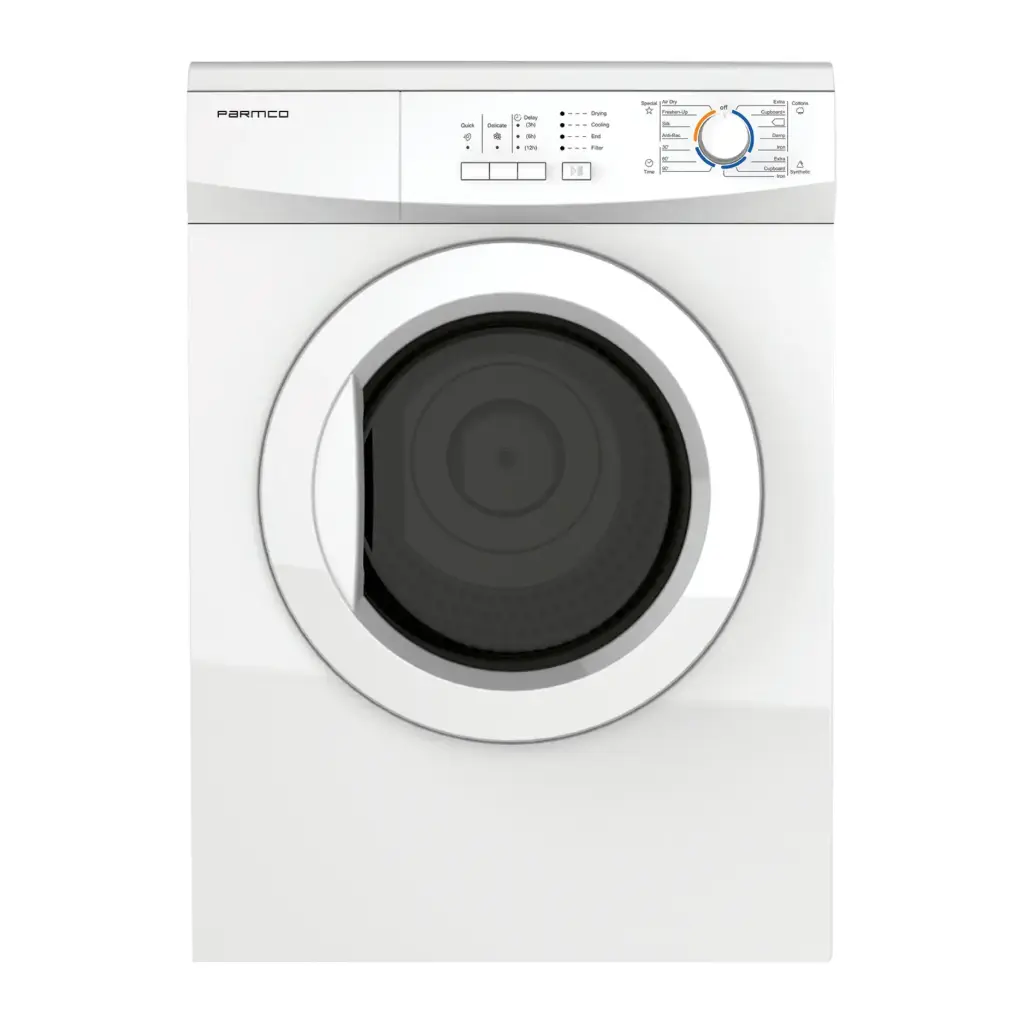 Parmco 7KG White Freestanding Air Vented Dryer