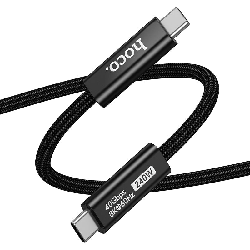 Hoco 240W USB-C to USB-C Cable 40Gbps 8K 2m