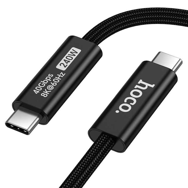 Hoco 240W USB-C to USB-C Cable 40Gbps 8K 2m