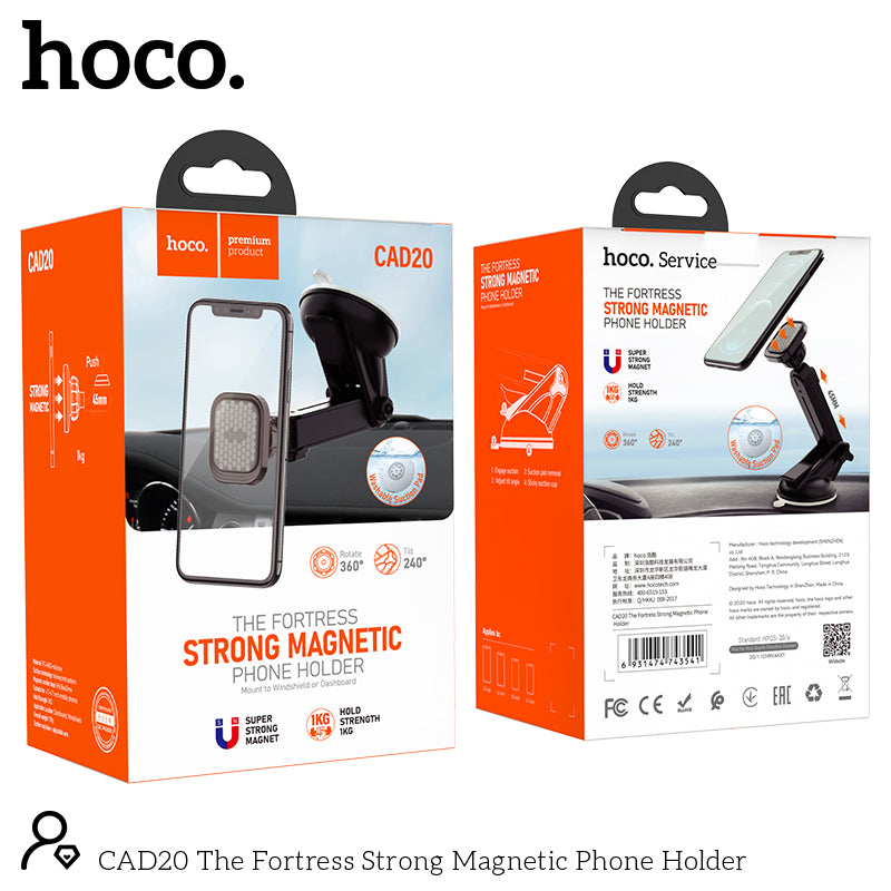 Hoco Super Strong Magnetic Windshield and Dashboard Phone Holder